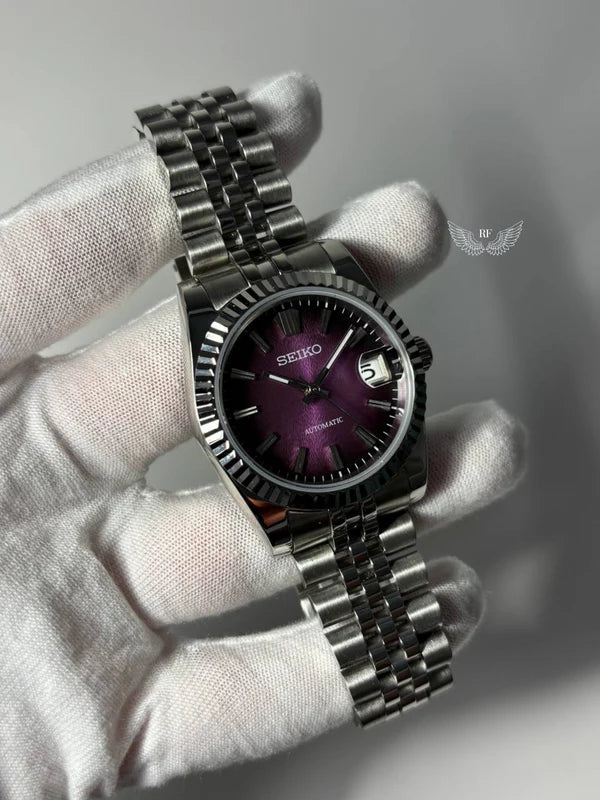 Purple   Textured   Dial