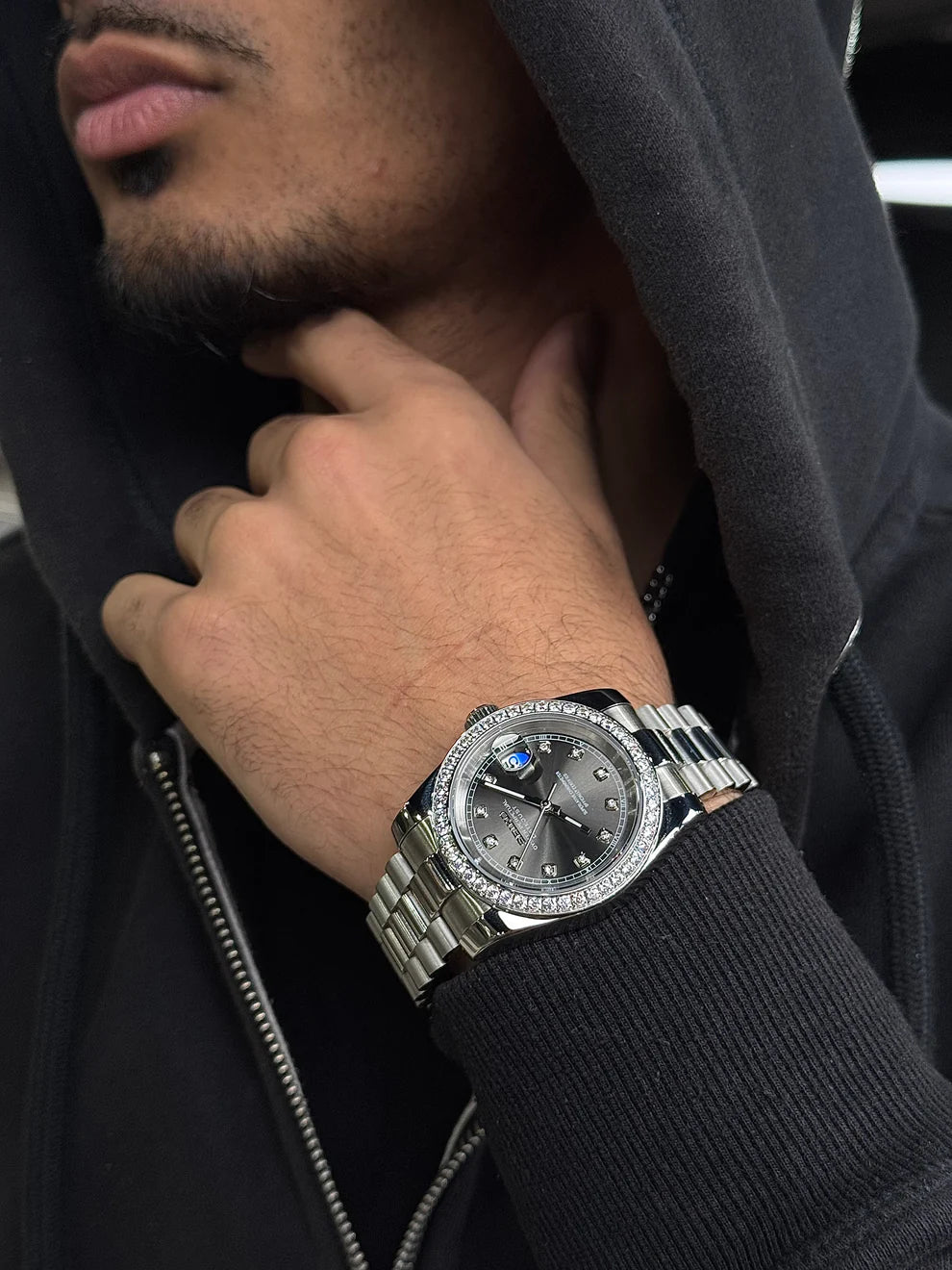 Moonstone Diamond Dial